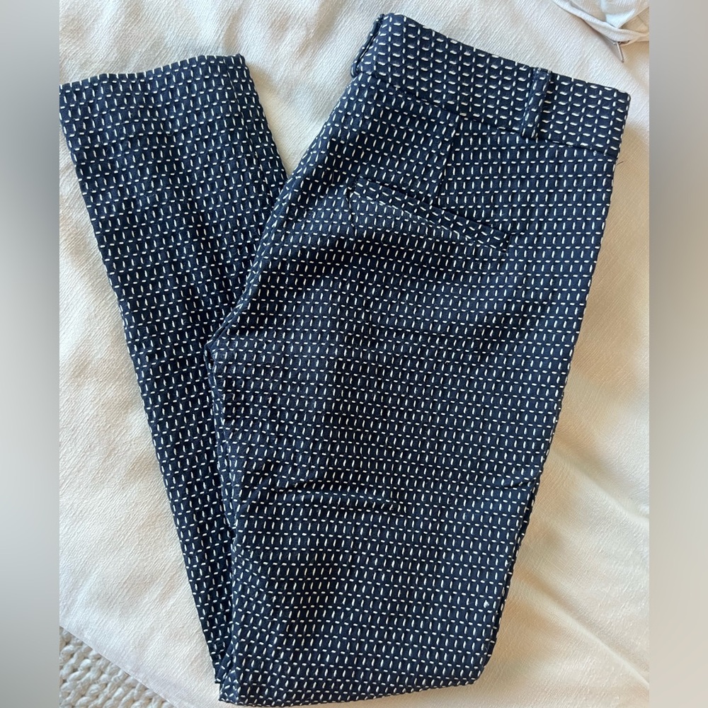 Banana Republic Monochrome Patterned Trousers
